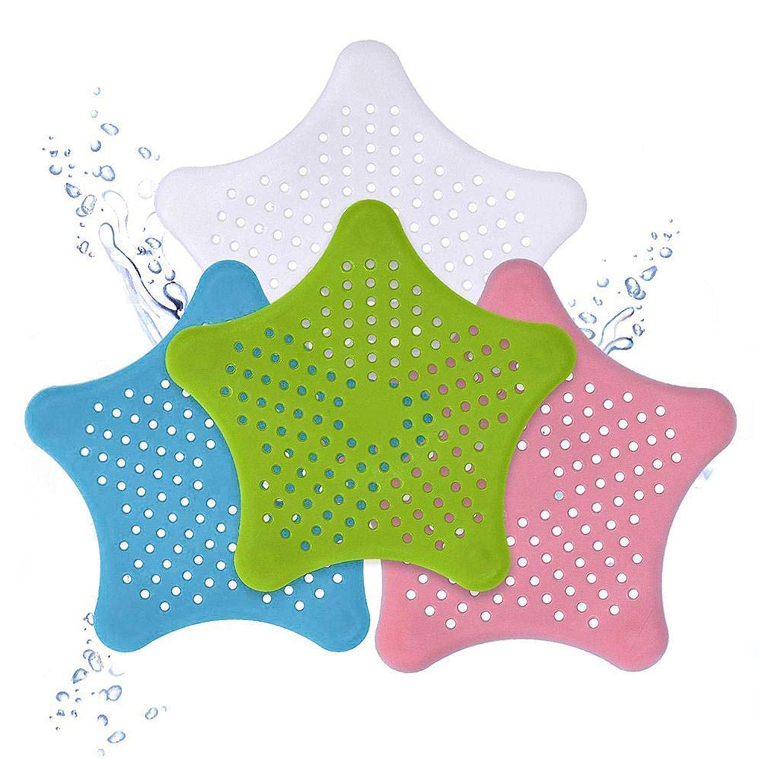 0830 Star Shape Suction Cup Kitchen Bathroom Sink Drain Strainer Hair Stopper Filter, Star Shaped Sink Filter Bathroom Hair Catcher, Drain Strainers Cover Trap Basin(Mix Color 1 Pc) 0830 Star Shape Suction Cup Kitchen Bathroom Sink Drain Strainer Hair Stopper Filter, Star Shaped Sink Filter Bathroom Hair Catcher, Drain Strainers Cover Trap Basin(Mix Color 1 Pc)